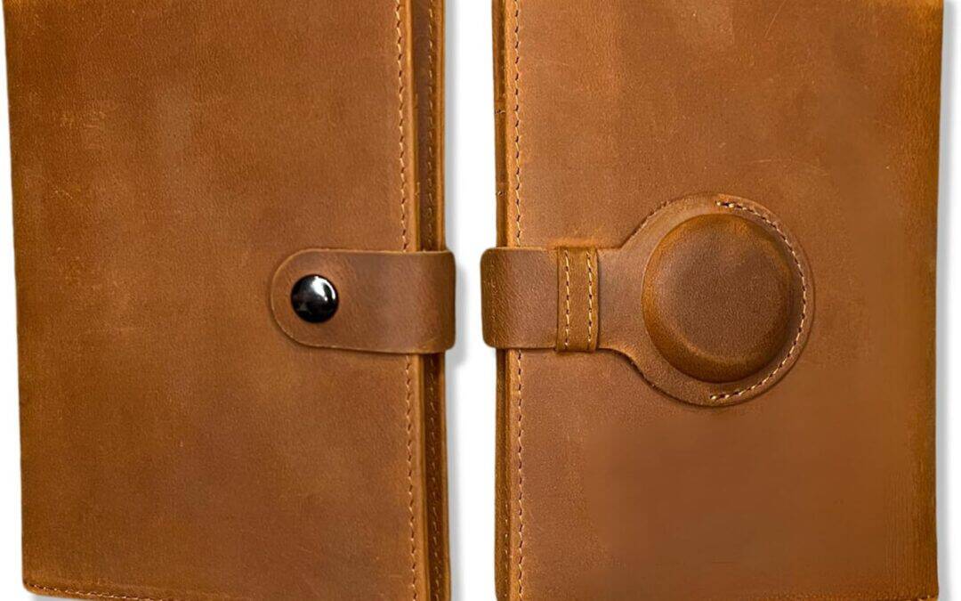 AirTag and Moto Tag Passport Holder