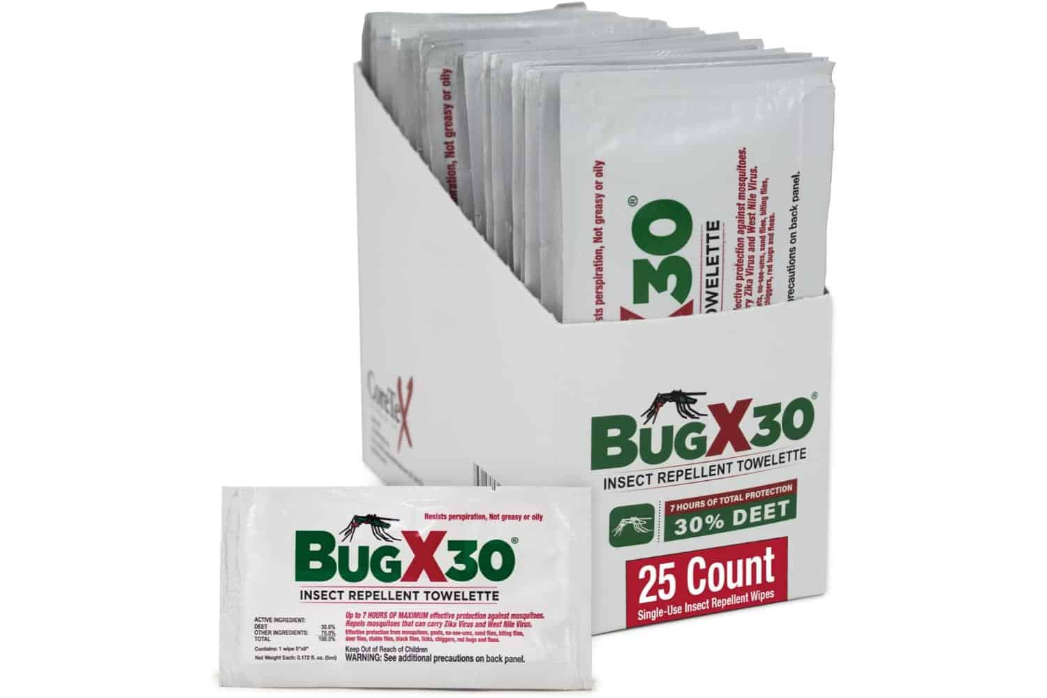 Repellent Wipes with 30% DEET