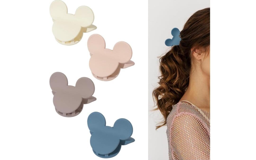 Small Mouse Ear Hair Clips