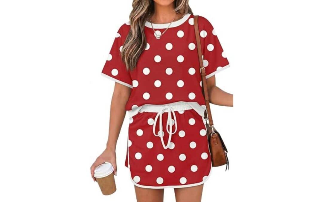 Womens 2 Piece Skort Set